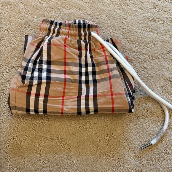 Plaid Drawstring Shorts - Picture 2 of 3